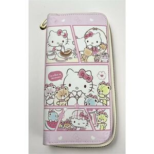 Hello Kitty and friends 12 pocket Wallet Pink New